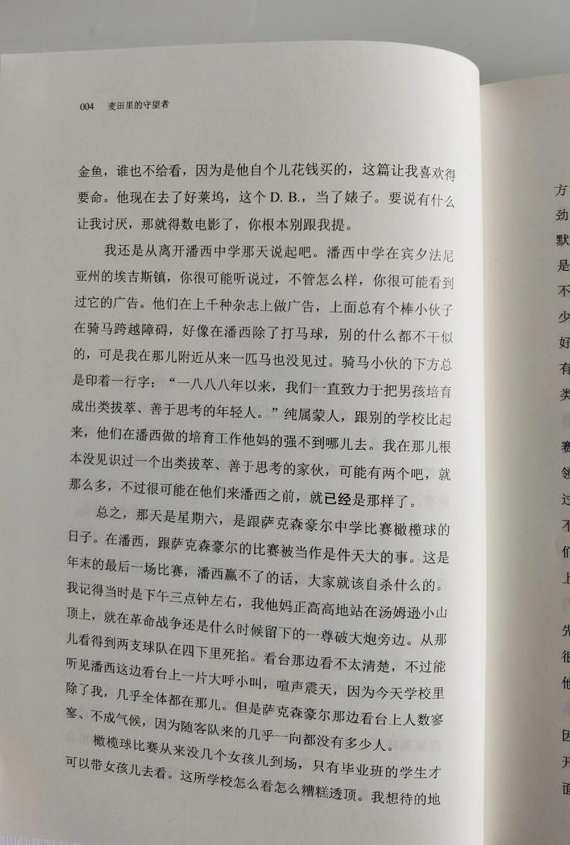 麦田里的守望者在线阅读｜J.D.塞林格经典成长小说